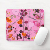 Tapis De Souris Amoureux Mini-Placemat/Mousepad (Avec souris)