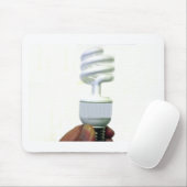 Tapis De Souris Ampoule compacte fluorescente (Avec souris)