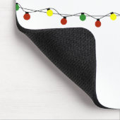Tapis De Souris Ampoules de Noël (Coin)