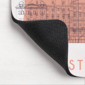 Tapis De Souris Amsterdam, horizon de Pays-Bas | des points de (Coin)