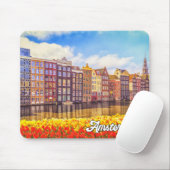 Tapis De Souris Amsterdam, Pays-Bas (Avec souris)