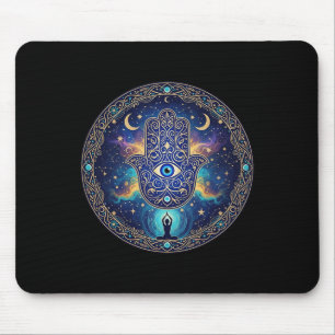 Tapis De Souris Amulette de protection contre le mauvais œil Hamsa