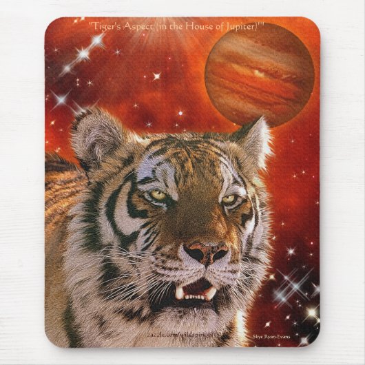 Tapis De Souris Amur Tiger & Jupiter Big Cat Imaginaire Tapis de s (Devant)