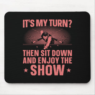 Tapis De Souris Amusant 8 Ball Pool Conception Pour Hommes Joueuse
