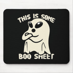 Tapis De Souris Amusant Alien Bull Ghost Halloween C'Est Un Petit 