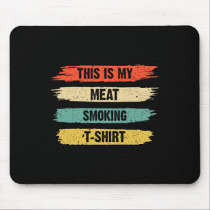 Tapis De Souris Amusant Bbq Smoker Lover Retro Vintage C'Est Mon M