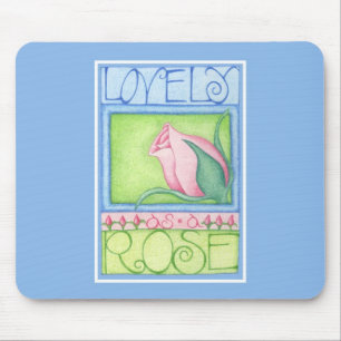 Tapis De Souris Amusant comme Rose Mousepad