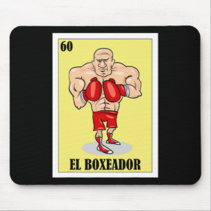 Tapis De Souris Amusant design de boîte mexicaine - El Boxeador 1