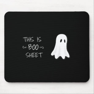 Tapis De Souris Amusant fantôme d'Halloween Ceci est Boite Sheet