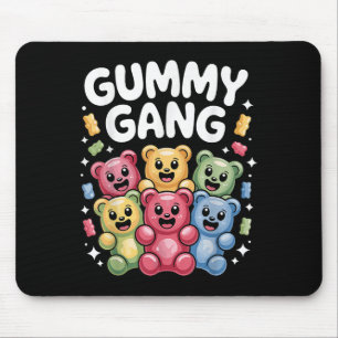 Tapis De Souris Amusant Gummy Ours Design Pour Hommes Femmes Enfan