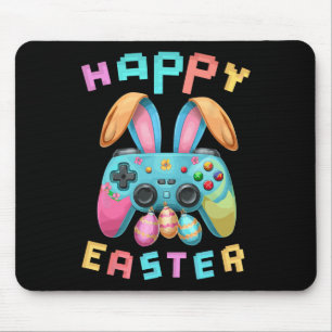Tapis De Souris Amusant Happy Bunny de Pâques contrôleur de jeu Ga
