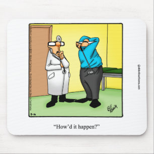 Tapis De Souris Amusant Humour Médicale Mousepad