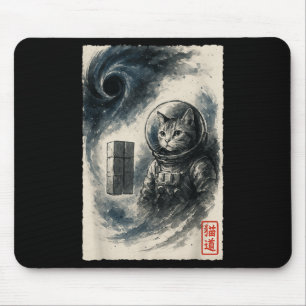 Tapis De Souris Amusant Interstellaire Chat Astronaut Kitten Space