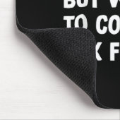 Tapis De Souris Amusant Introverti Mais Prêt À Commettre Une Fraud (Coin)