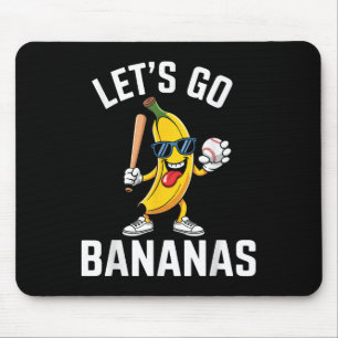 Tapis De Souris Amusant Laissons aller Bananes mignonette Banane F