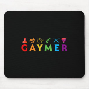 Tapis De Souris Amusant Lgbt Pride Gay Gamer Vidéo Joueur