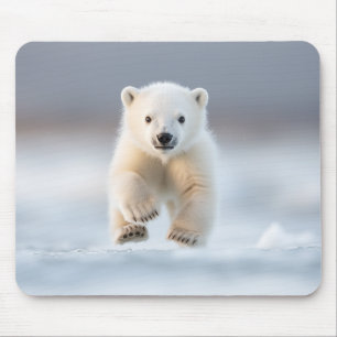 Tapis De Souris Amusant Polar Bear Cub Pad Souris