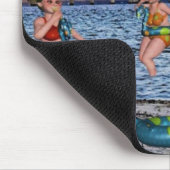 Tapis De Souris Amusant Pont Mackinaw City Mousepad (Coin)