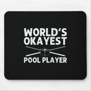 Tapis De Souris Amusant Pool Art Pour Hommes Femmes Billard Lover