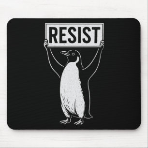 Tapis De Souris Amusant résister à l'activisme pingouin conception