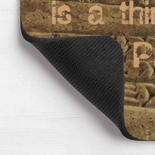 Tapis De Souris Amusant, Witty "Sumerian Cuneiform Writing" Mousep (Coin)
