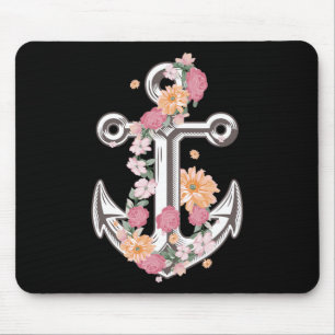 Tapis De Souris Amusante Conception Ancre Pour Femmes Filles Anker
