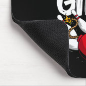 Tapis De Souris Amusante Conception De Bowling Pour Filles Bowler  (Coin)