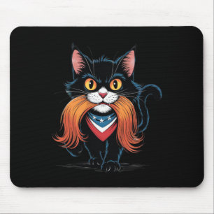 Tapis De Souris Amusante Femme Sans Chat Avec Trump Votez Kama