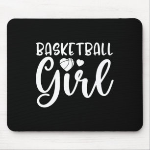 Tapis De Souris Amusante fille de basket-ball Lover de basket-ball
