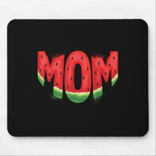 Tapis De Souris Amusante Maman Pastèque Été Fruit Famille Correspo