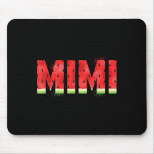 Tapis De Souris Amusante Mimi Watermelon Eté Fruit Famille Corresp