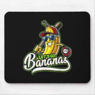 Tapis De Souris Amusants Allons Bananes Disco Pour Enfants Hommes