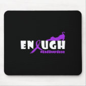 Tapis De Souris Amusants Chat Surdose Conception de sensibilisatio (Devant)