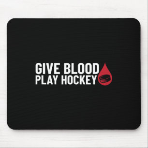 Tapis De Souris Amusants Donner Du Sang Jouer Hockey