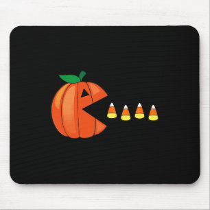 Tapis De Souris Amusants Halloween Citrouille Manger Candy Corn