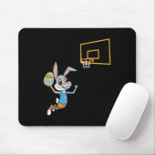 Tapis De Souris Amusants Oeuf de Pâques Bunny Dunk jeu de basket-b (Avec souris)