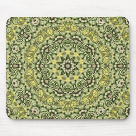 Tapis De Souris amusement avec le vert citron (Devant)