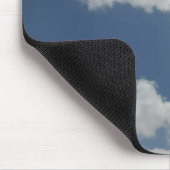 Tapis De Souris Amusement blanc d'impression de nuages de ciel (Coin)