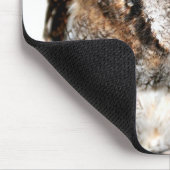 Tapis De Souris Amusement de attente de souris de hibou sage (Coin)