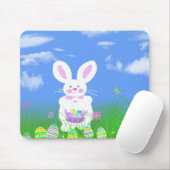 Tapis De Souris Amusement de Bunny de Pâques (Avec souris)
