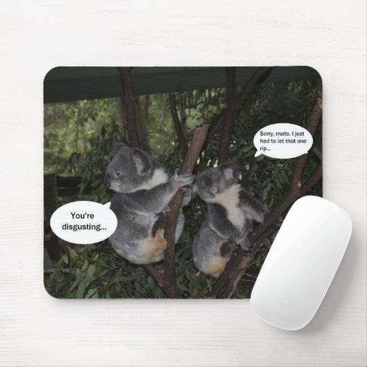 Tapis De Souris Amusement de koala (Avec souris)