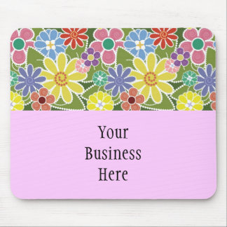 Tapis De Souris Amusement Mousepad lumineux floral