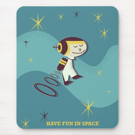 Tapis De Souris Amusez-vous dans l'espace. (Devant)