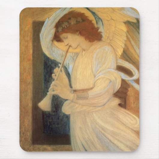 Tapis De Souris An Angel Playing a Flageolet By Burne Jones (Devant)
