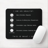 Tapis De Souris Analyste Mousepad (Avec souris)