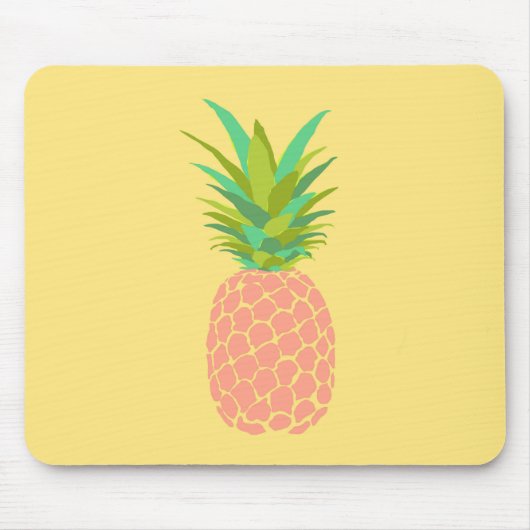 Tapis De Souris Ananas +Jaune (Devant)