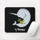 Tapis De Souris Ananas Mousepad de Narwhal (Avec souris)
