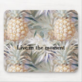 Tapis De Souris Ananas Tropical Cream Gold (Devant)