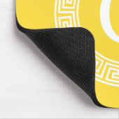 Tapis De Souris Ananas Whale Grille Clé Grecque Cadre initial Mono (Coin)