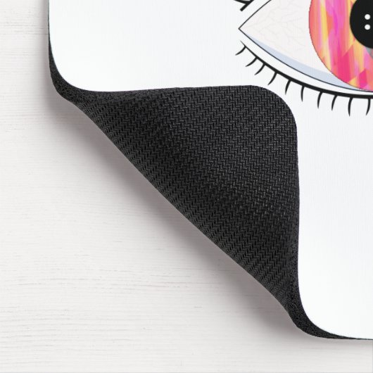 Tapis De Souris Anatomie Trippy Mousepad d'oeil d'art de problème (Coin)